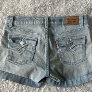 Levi's Blue Jean Shorts Classic Denim Style